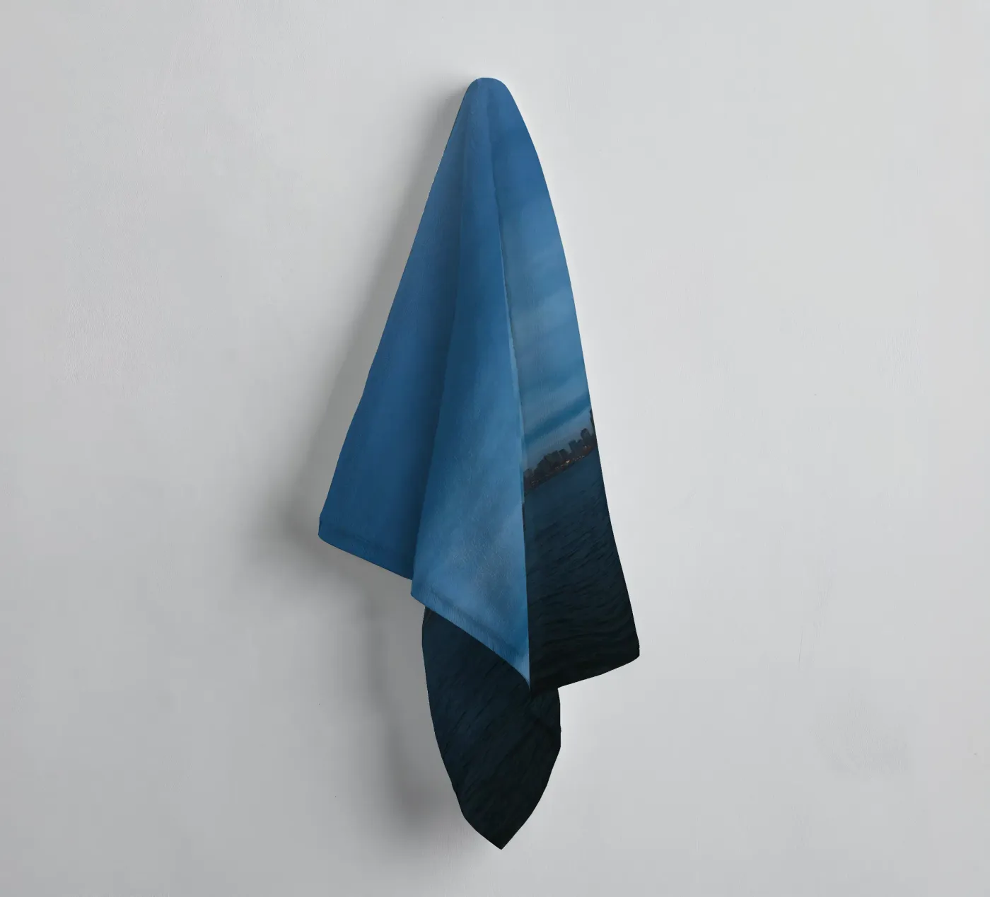 dark cloudy towel by Bleu