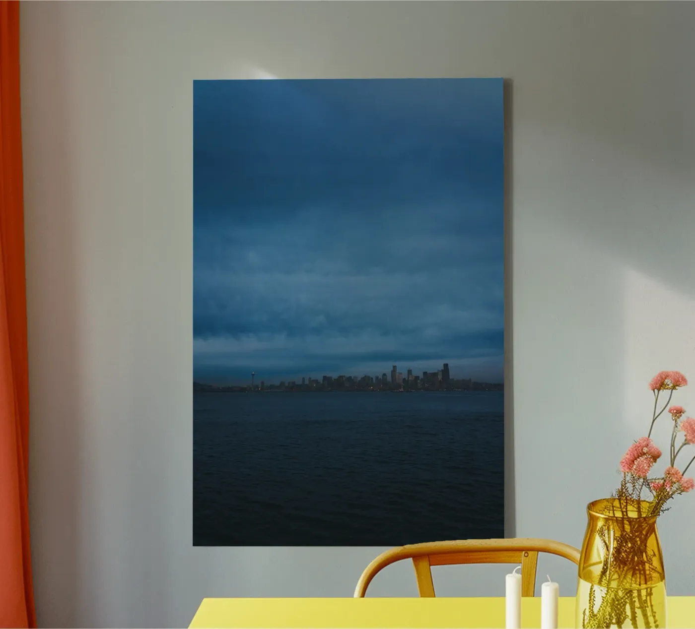 dark cloudy canvas by Bleu