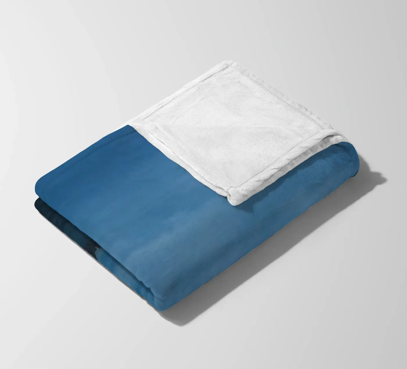 dark cloudy fleece blanket by Bleu