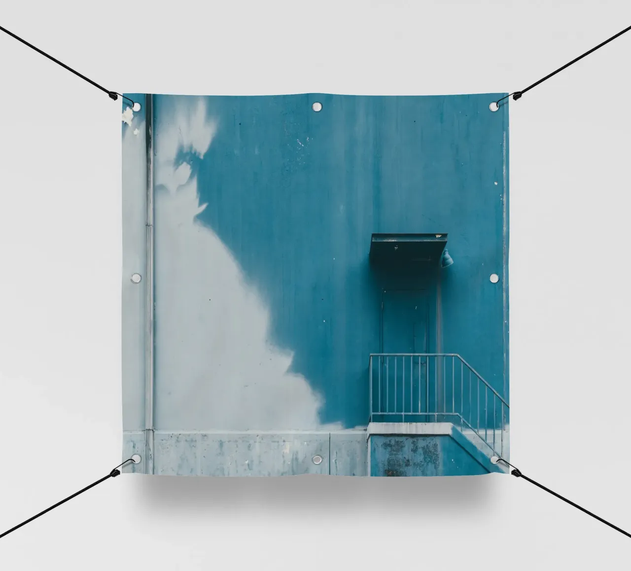 pace delle scale telo in pvc da Bleu