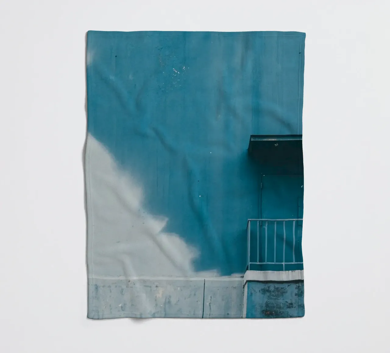 pace delle scale coperta in pile da Bleu