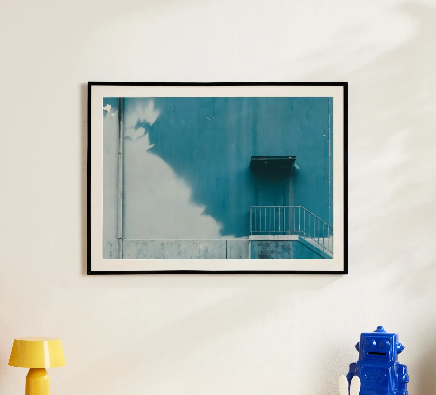 trap vrede poster van Bleu