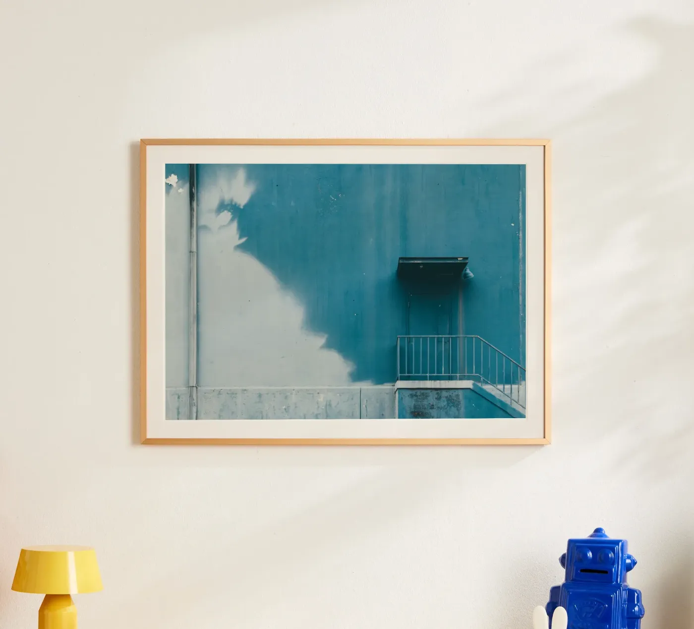 trap vrede poster van Bleu