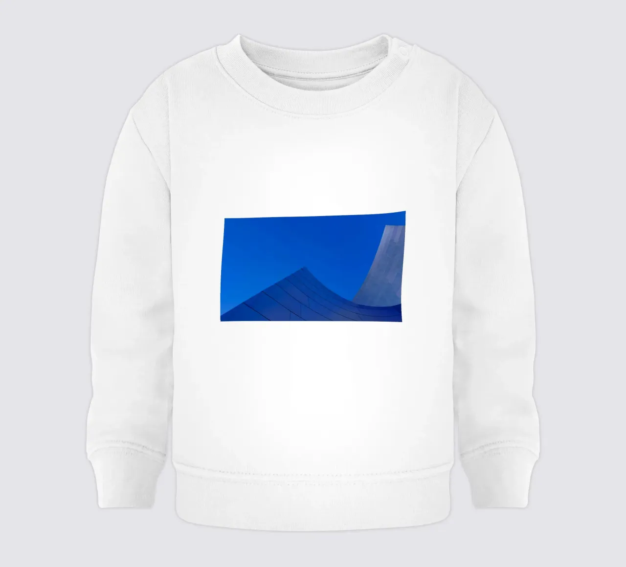 linee curve cielo felpa neonato da Bleu