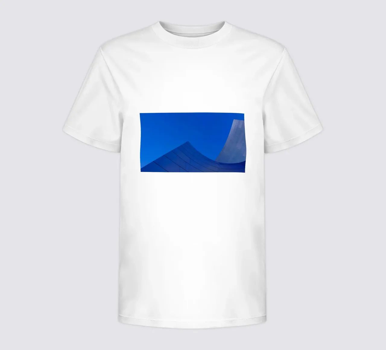 linee curve cielo t-shirt bambini da Bleu