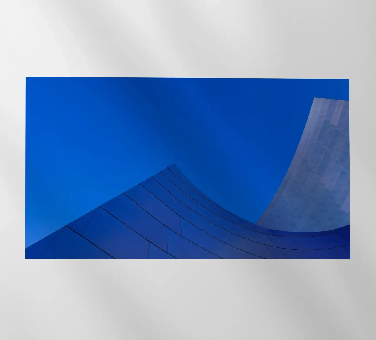 linee curve cielo pellicola backlit da Bleu