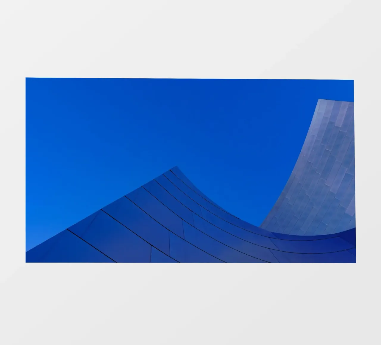 linee curve cielo pellicola backlit da Bleu