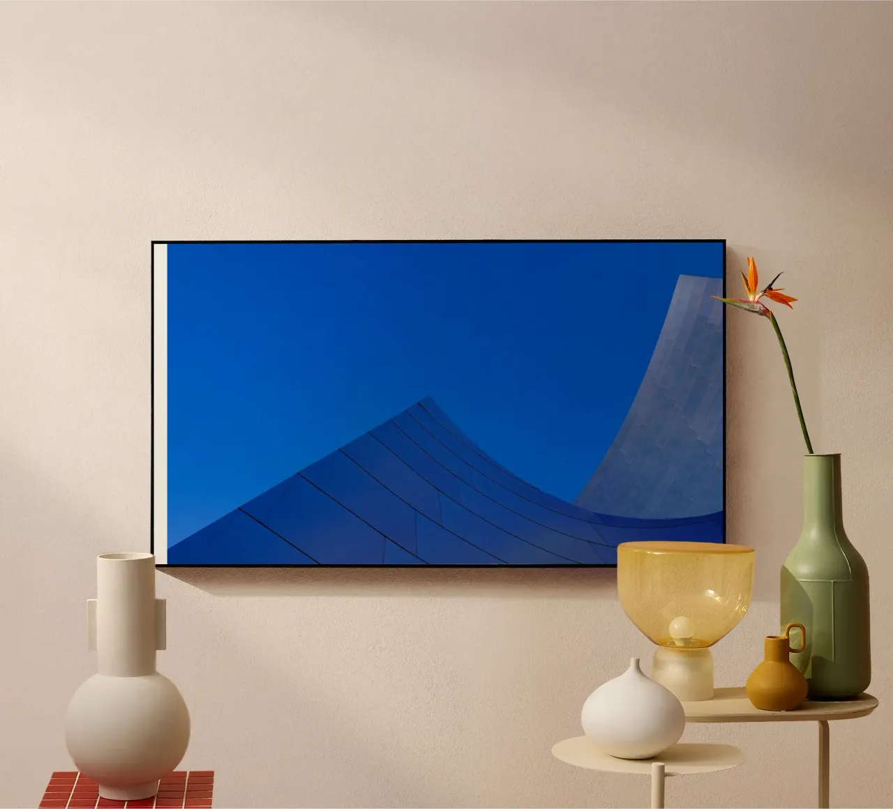 linee curve cielo plexiglass da Bleu