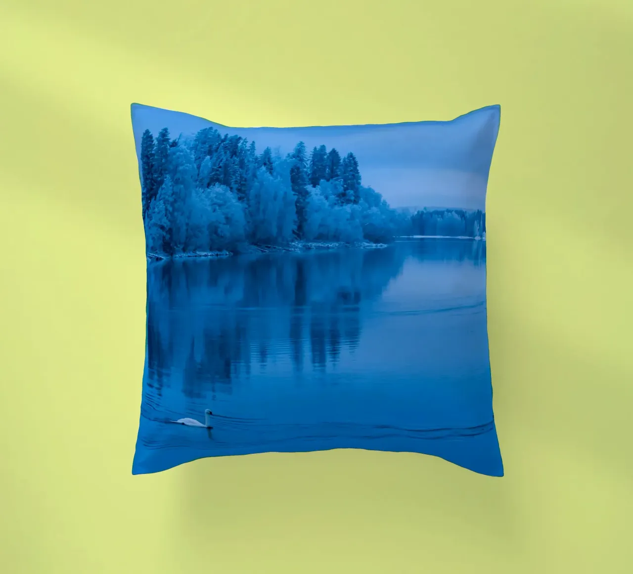 lago dei cigni cuscino da Bleu