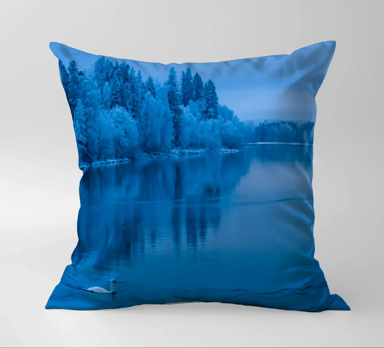 lago dei cigni cuscino da Bleu