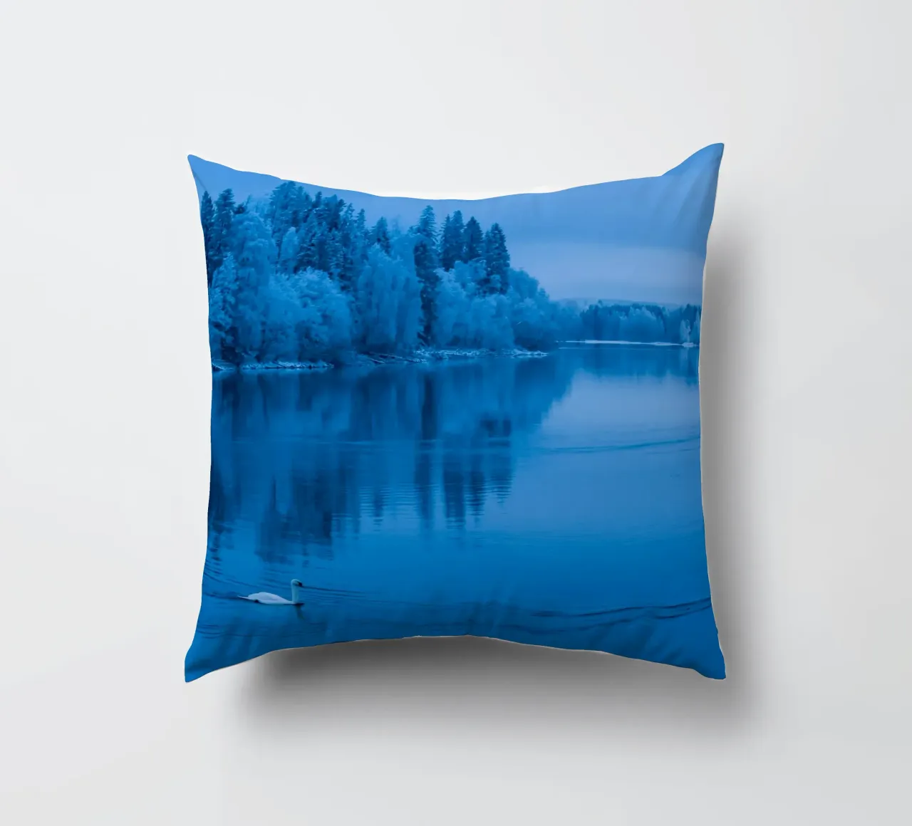lago dei cigni cuscino da Bleu