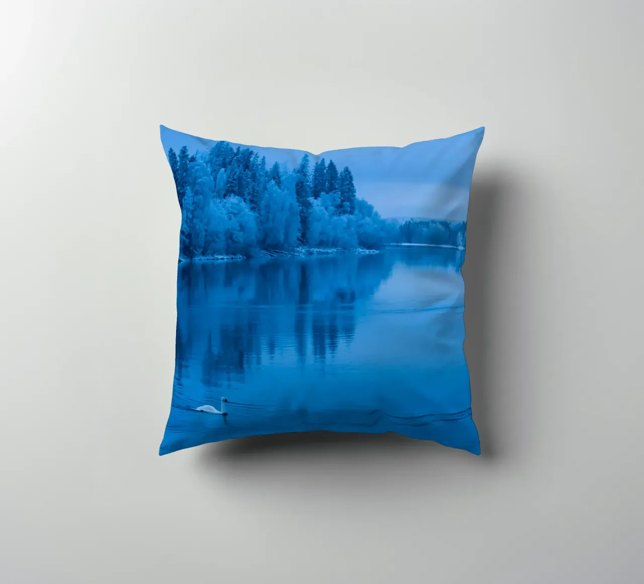 lago dei cigni cuscino da Bleu