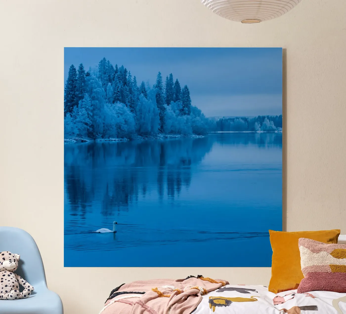 lago dei cigni plexiglass da Bleu