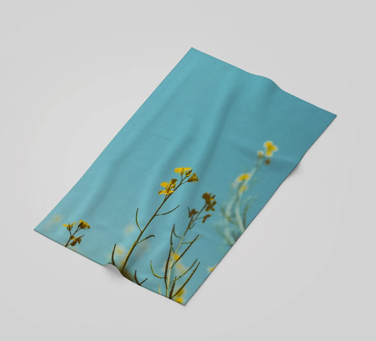 fiori chiari telo mare da Bleu