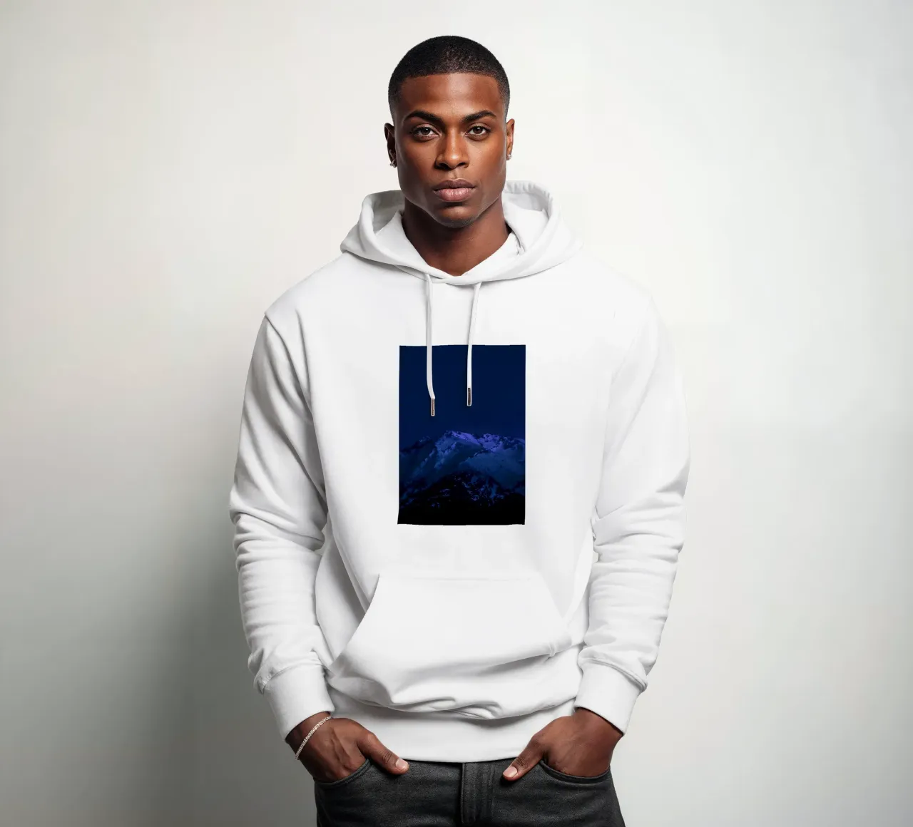 winter night hoodie by Bleu