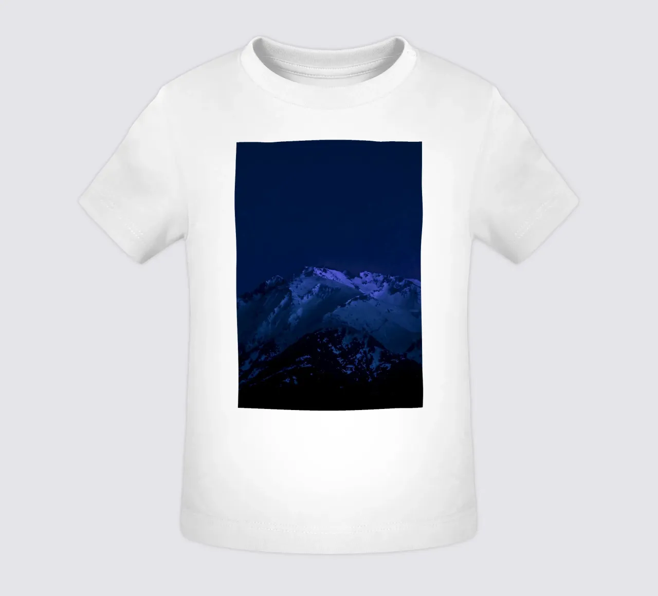Winternacht Baby T-Shirt von Bleu