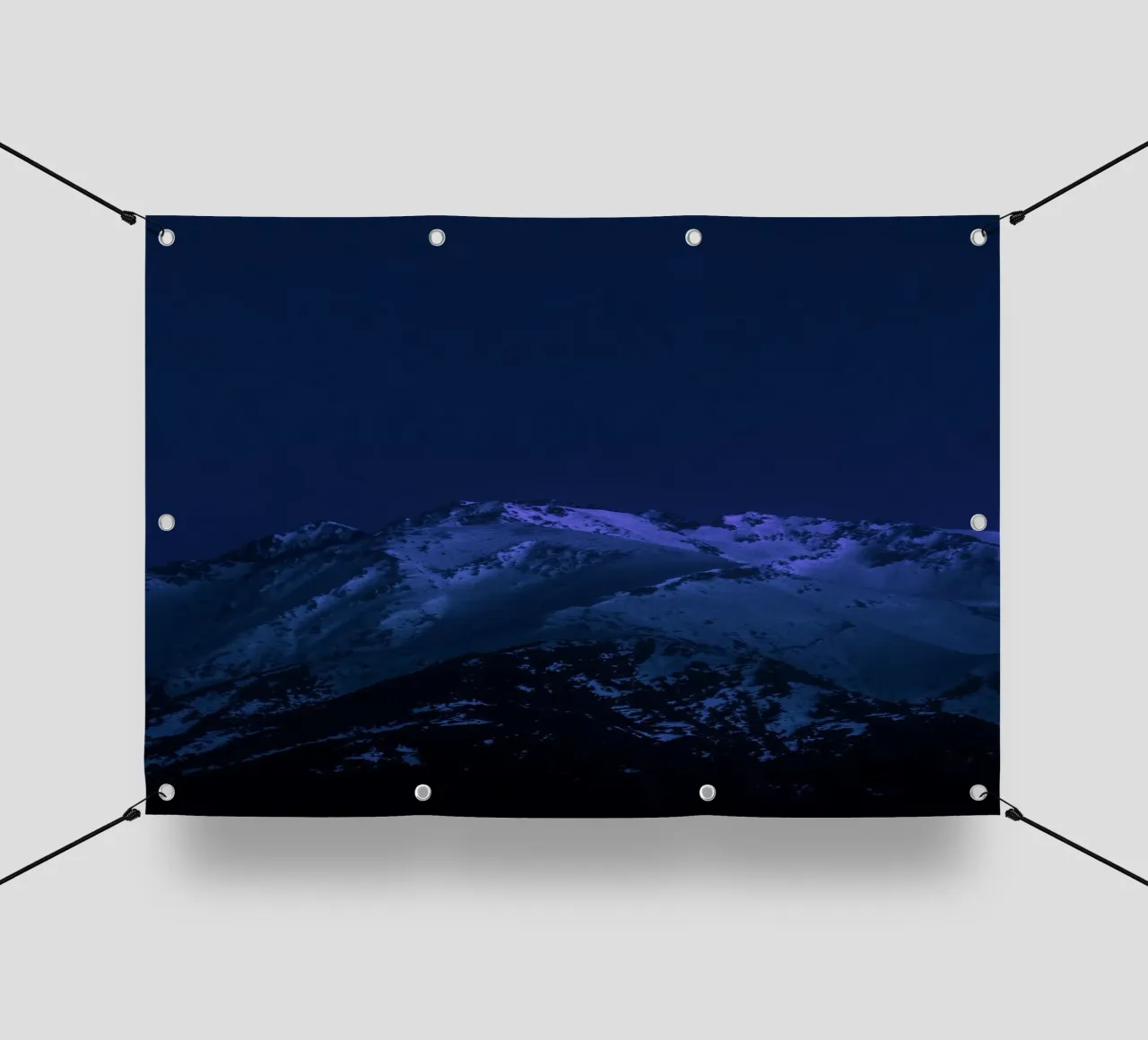 notte d'inverno telo in pvc da Bleu