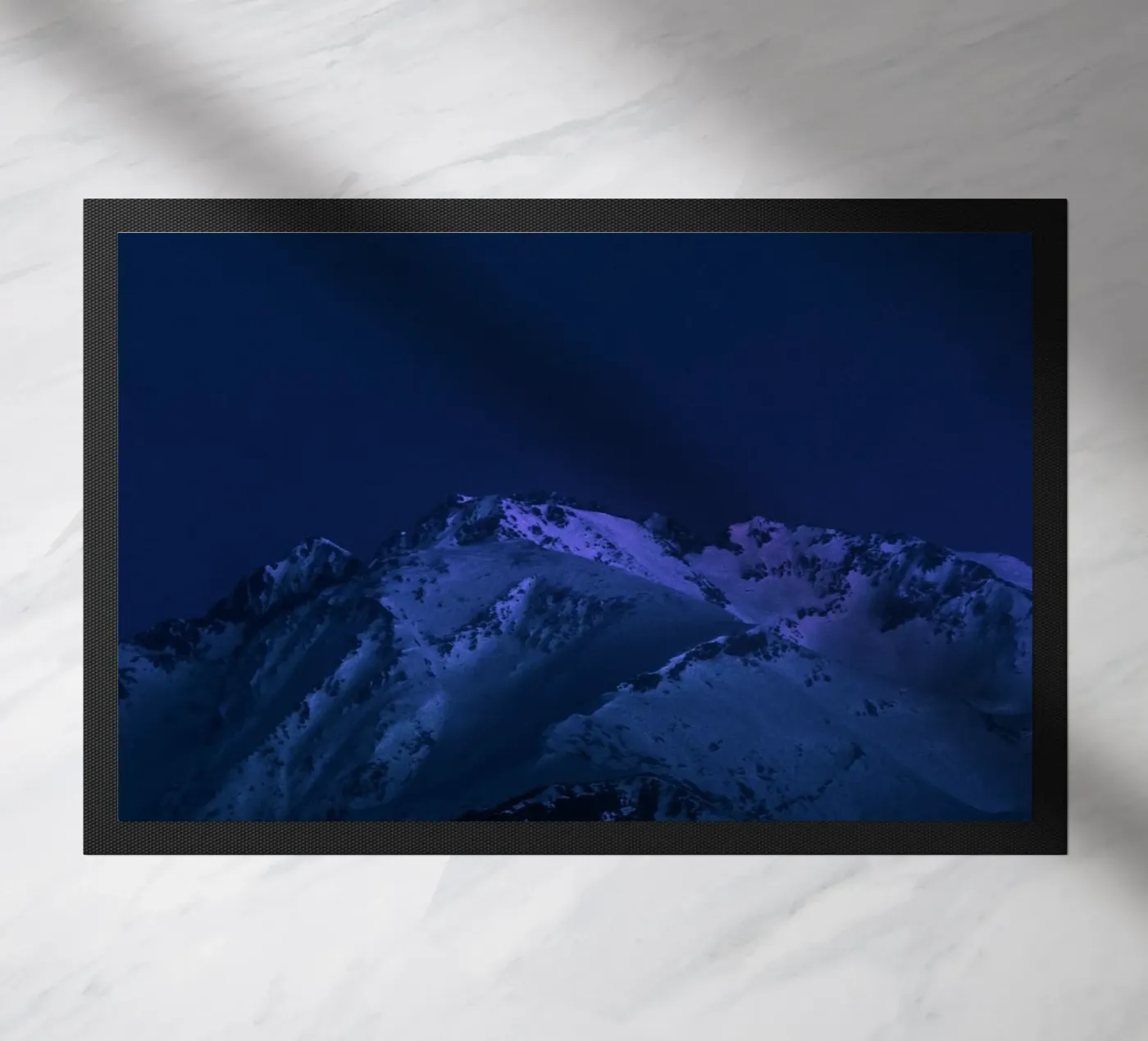 winter night doormat by Bleu