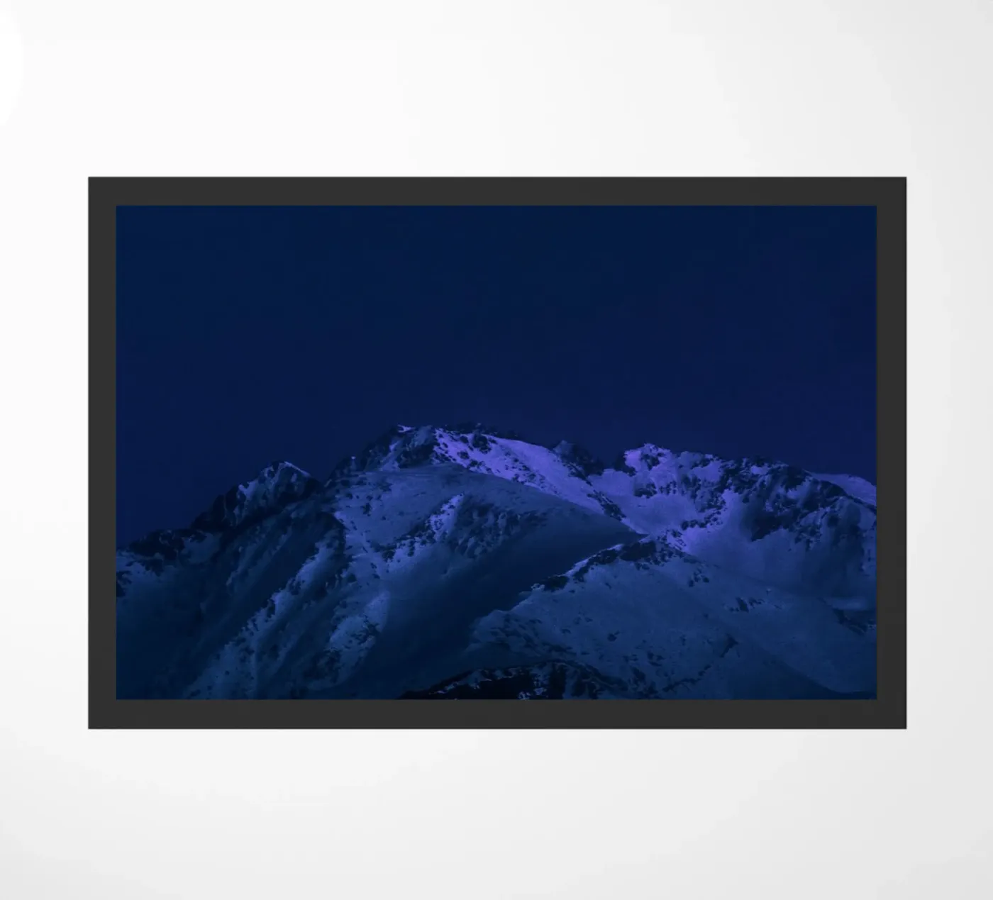 winter night doormat by Bleu