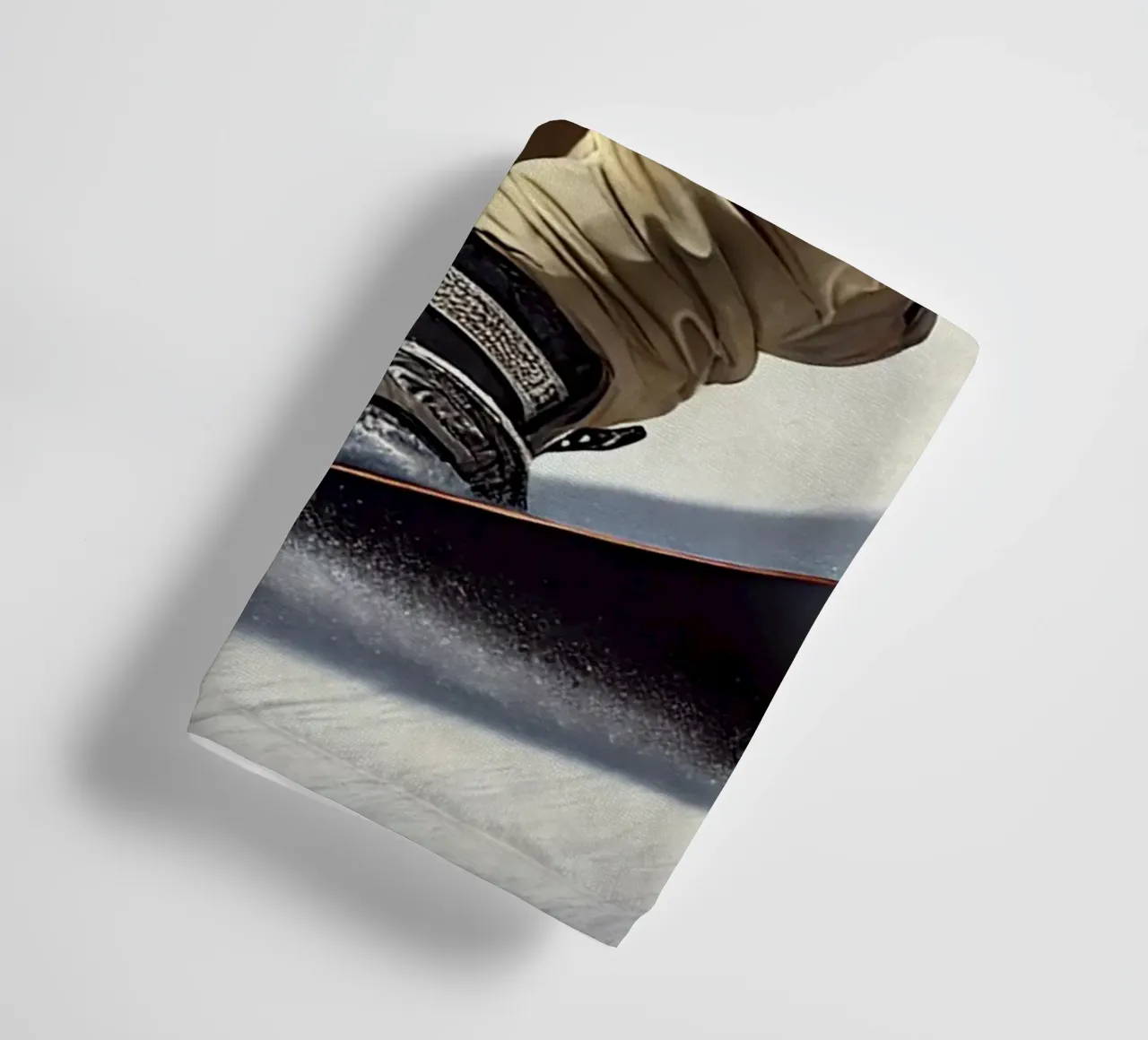 MONA LISA on a Snowboard asciugamano da bagno da Vintage Van Gogh