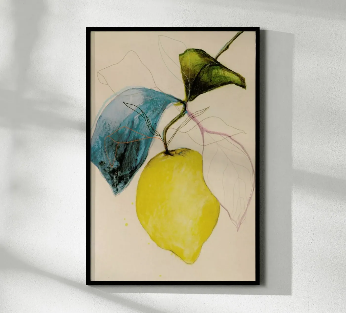 Lemonstudy 04 poster by Leigh Viner