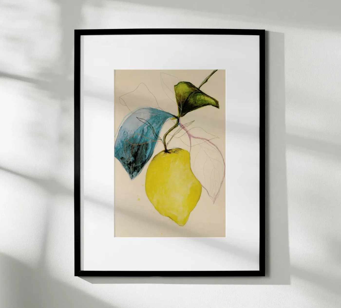 Lemonstudy 04 poster by Leigh Viner