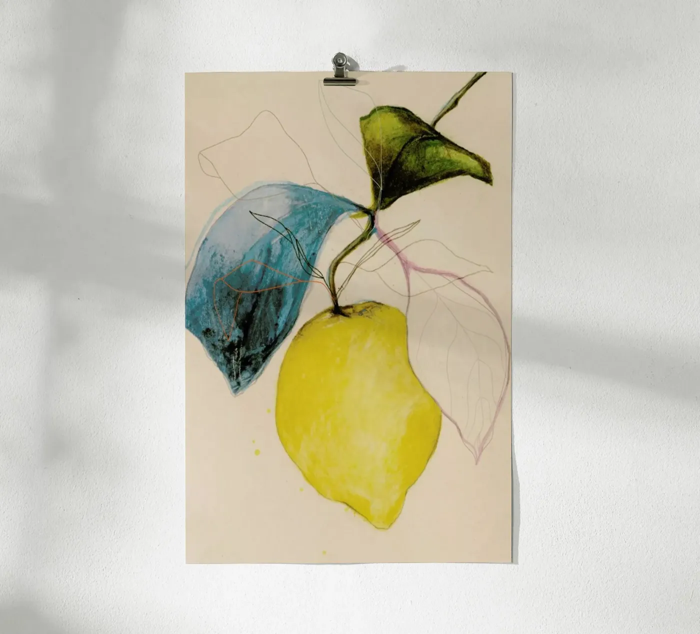 Lemonstudy 04 poster by Leigh Viner