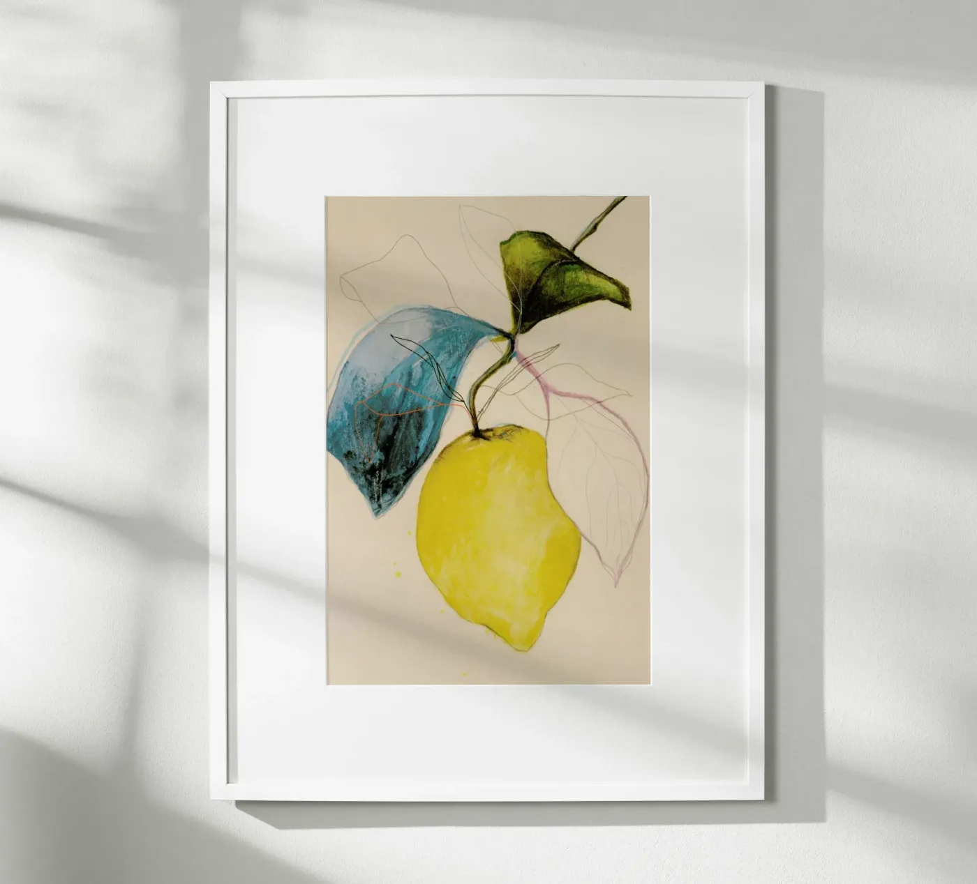 Lemonstudy 04 poster by Leigh Viner