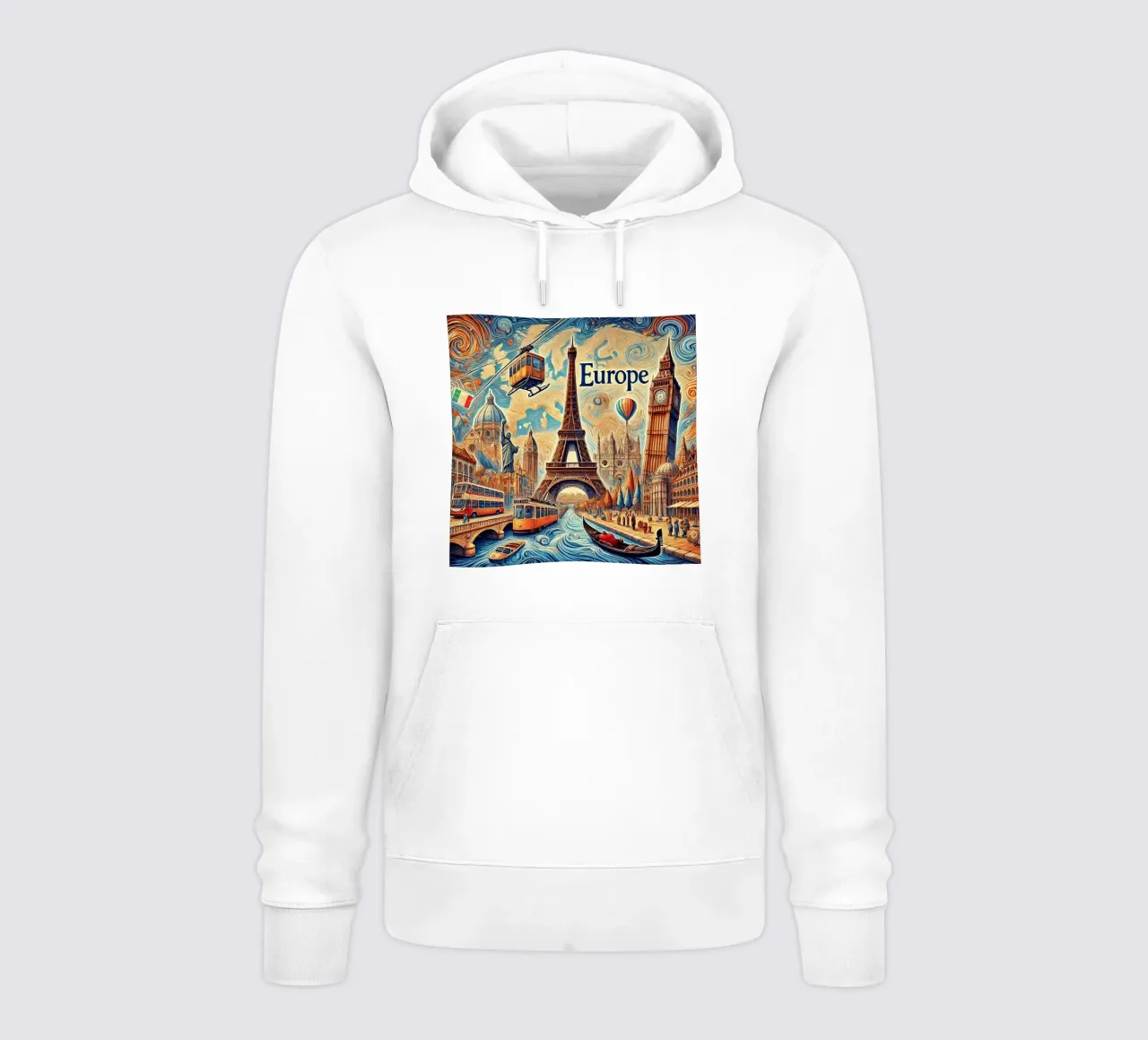 EUROPE Van Gogh Style felpa con cappuccio da Vintage Van Gogh