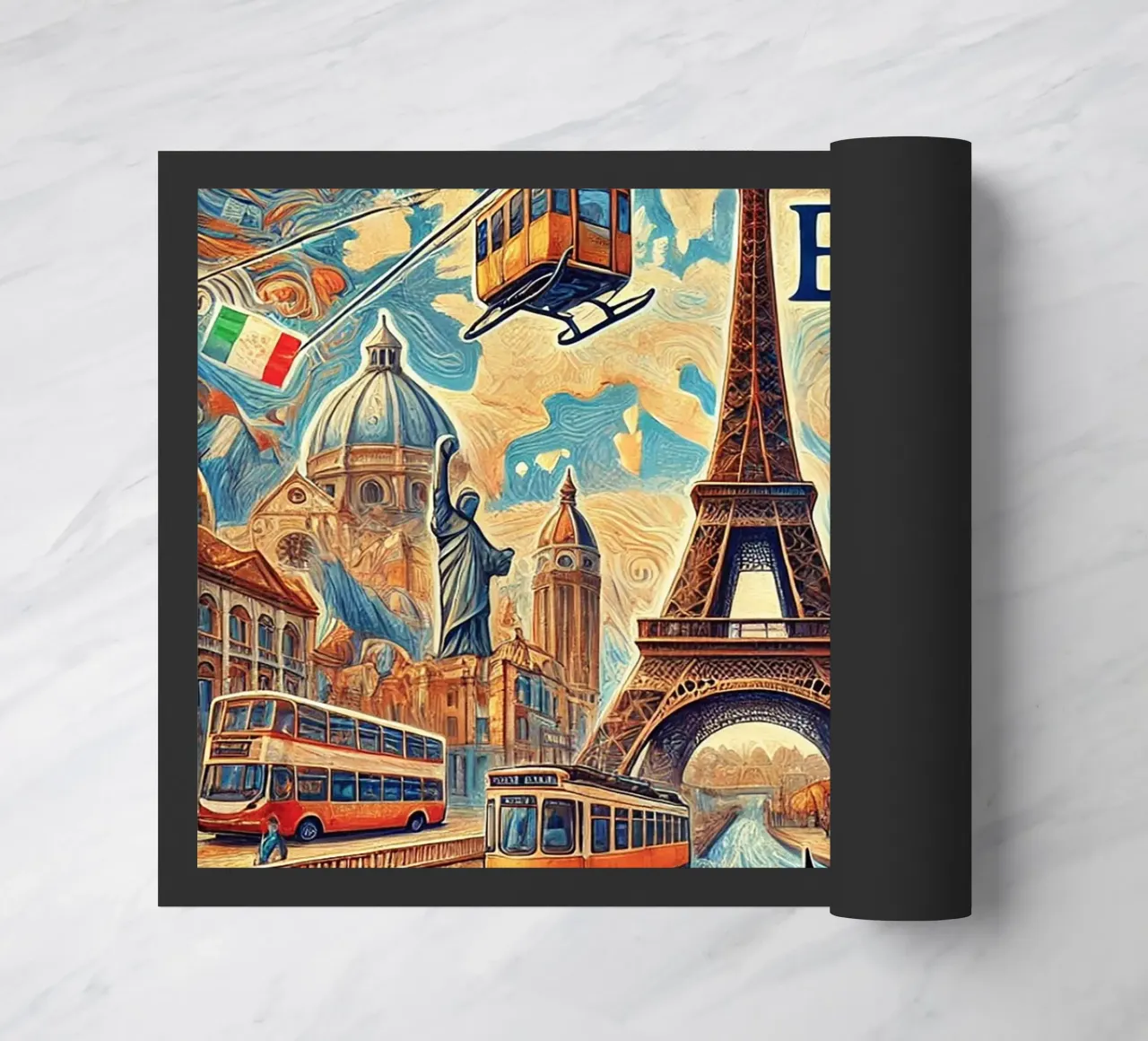 EUROPE Van Gogh Style zerbino da Vintage Van Gogh