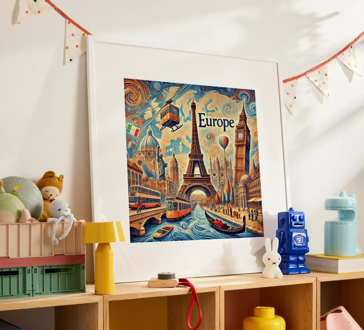 EUROPE Van Gogh Style poster da Vintage Van Gogh
