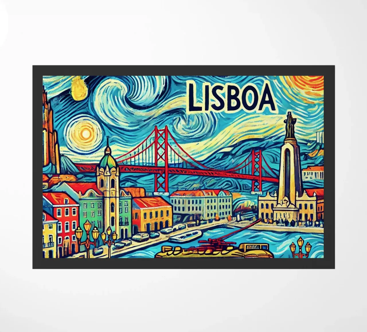 LISBOA Van Gogh Style, zerbino da Vintage Van Gogh