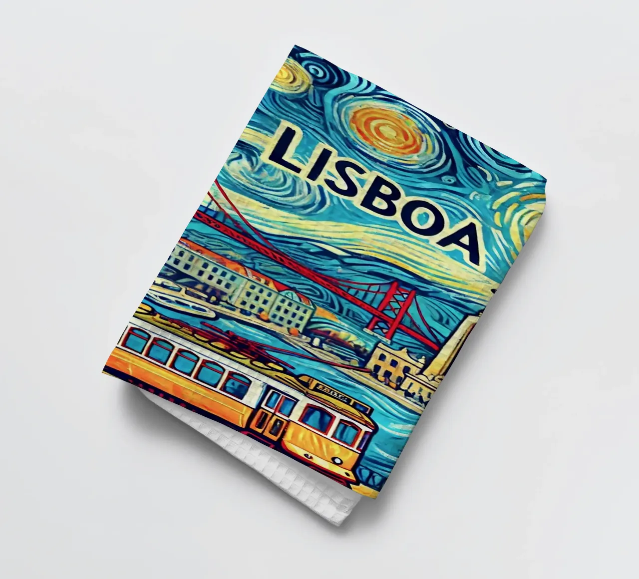 LISBOA Van Gogh Style, canovaccio da cucina da Vintage Van Gogh