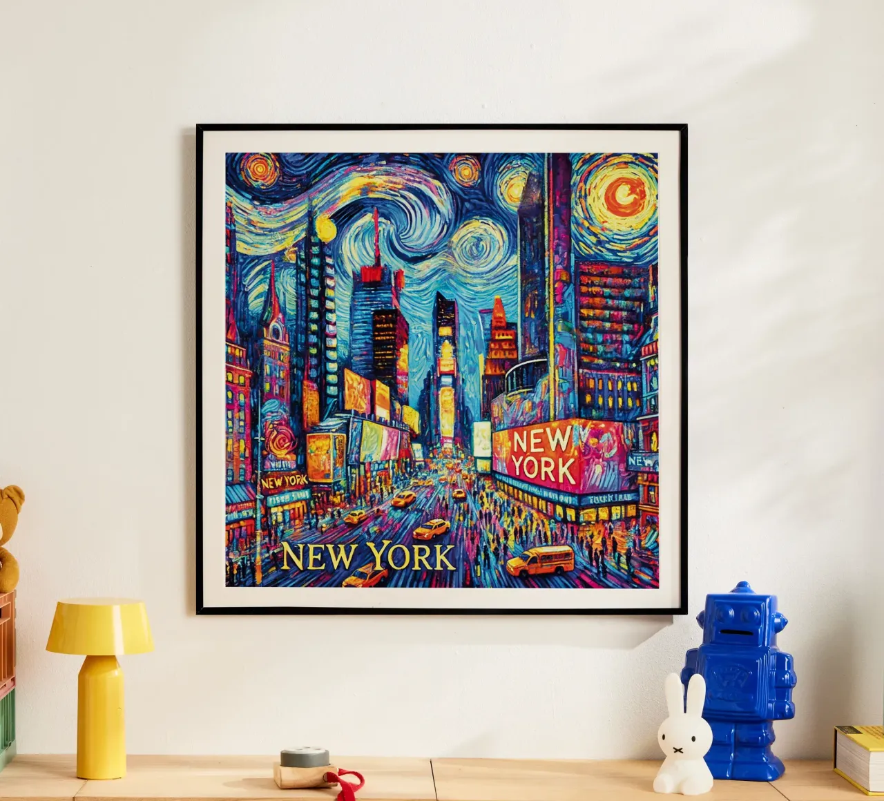 NEW YORK Van Gogh Style poster da Vintage Van Gogh