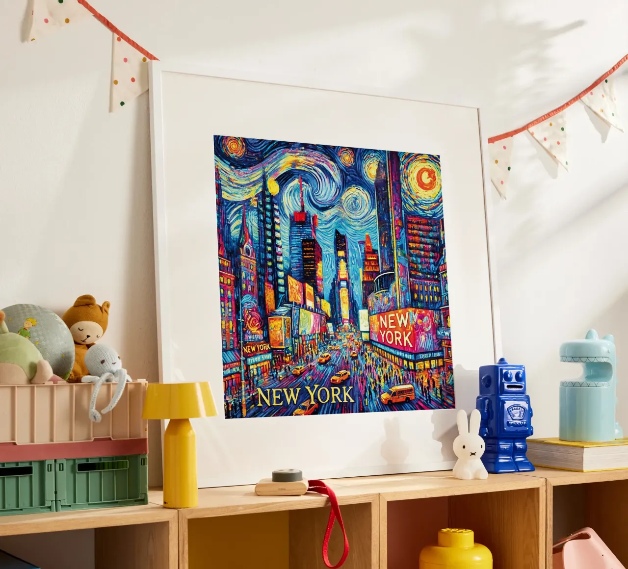 NEW YORK Van Gogh Style poster da Vintage Van Gogh