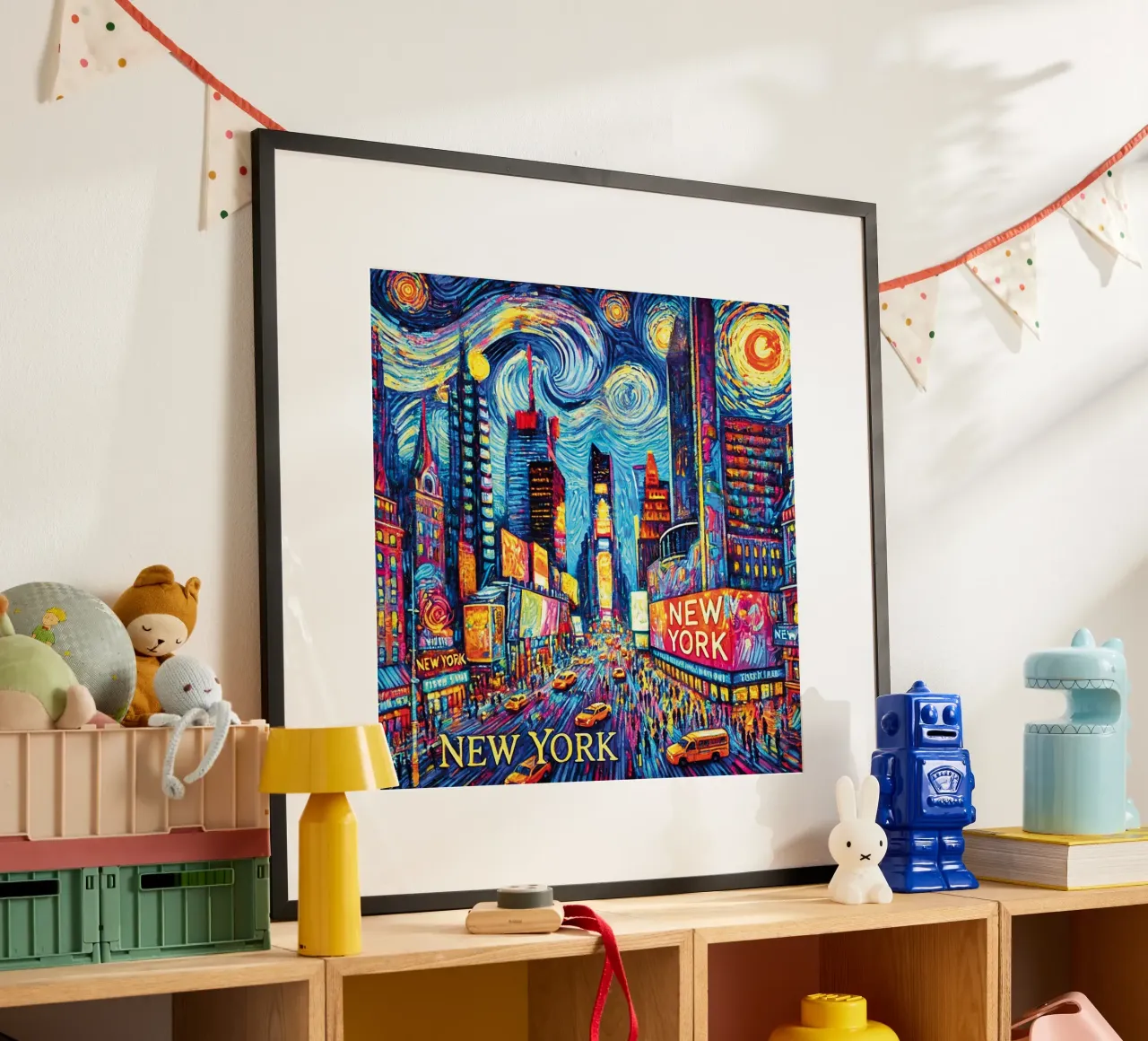 NEW YORK Van Gogh Style poster da Vintage Van Gogh