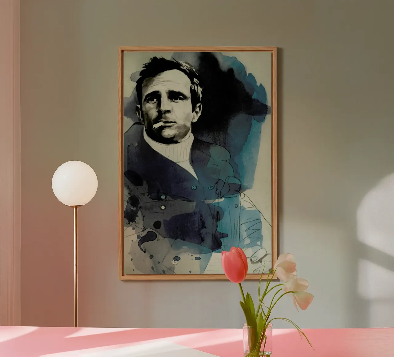 François Truffaut alluminio dibond da David Diehl