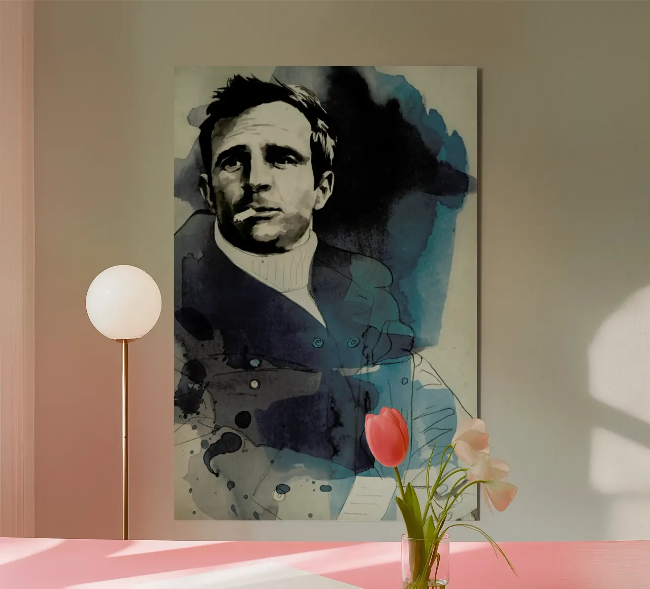 François Truffaut alluminio dibond da David Diehl