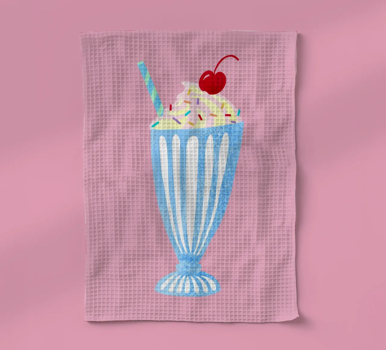 Design di libro per bambini vintage Milkshake canovaccio da cucina da DYDesign