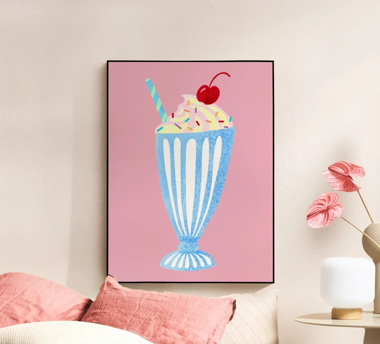 Design di libro per bambini vintage Milkshake plexiglass da DYDesign