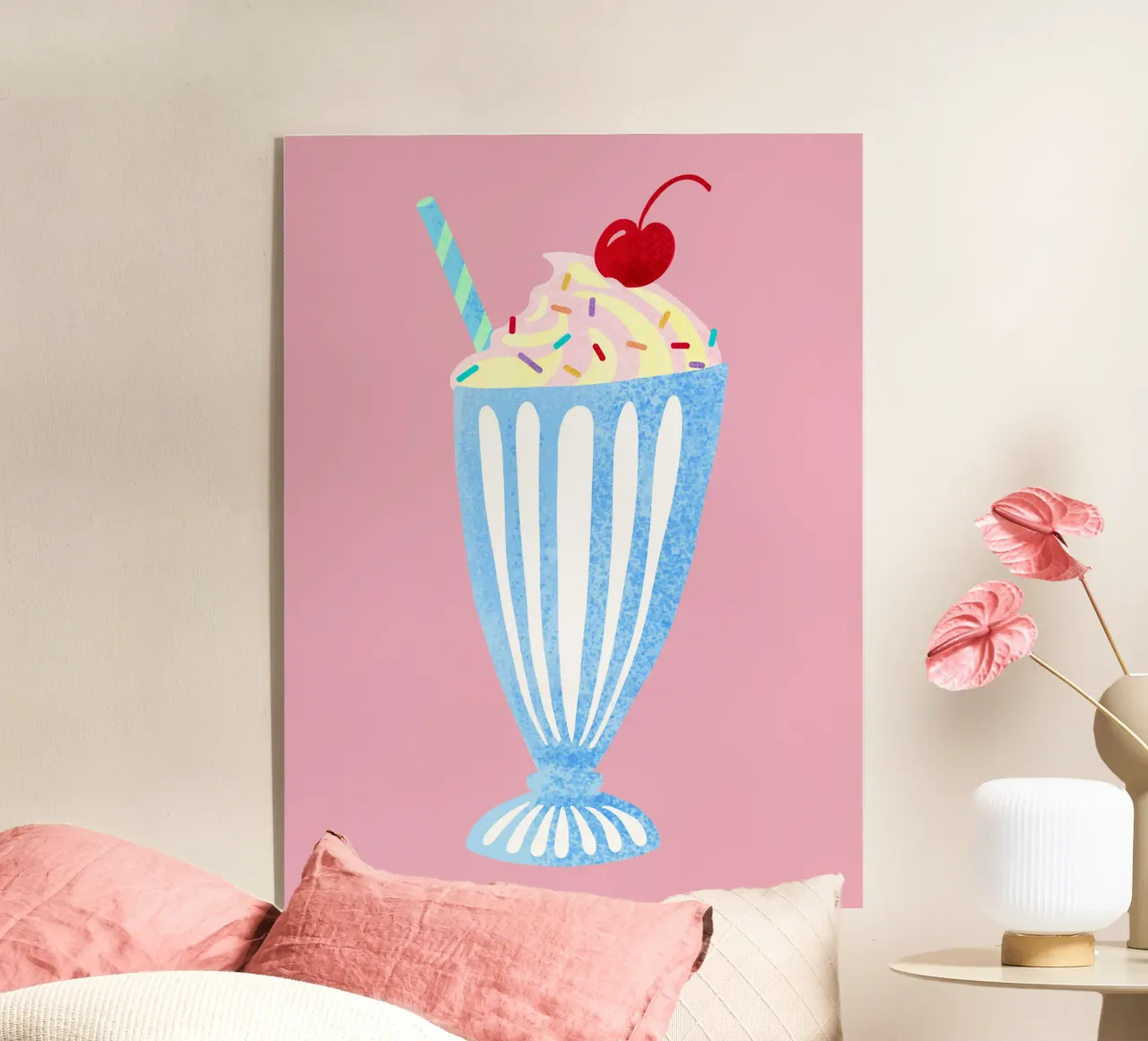 Design di libro per bambini vintage Milkshake plexiglass da DYDesign