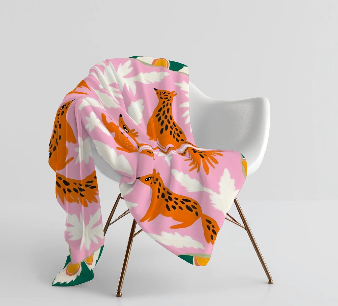 The Squirrel Society Meets on Sundays fleece blanket by 83oranges