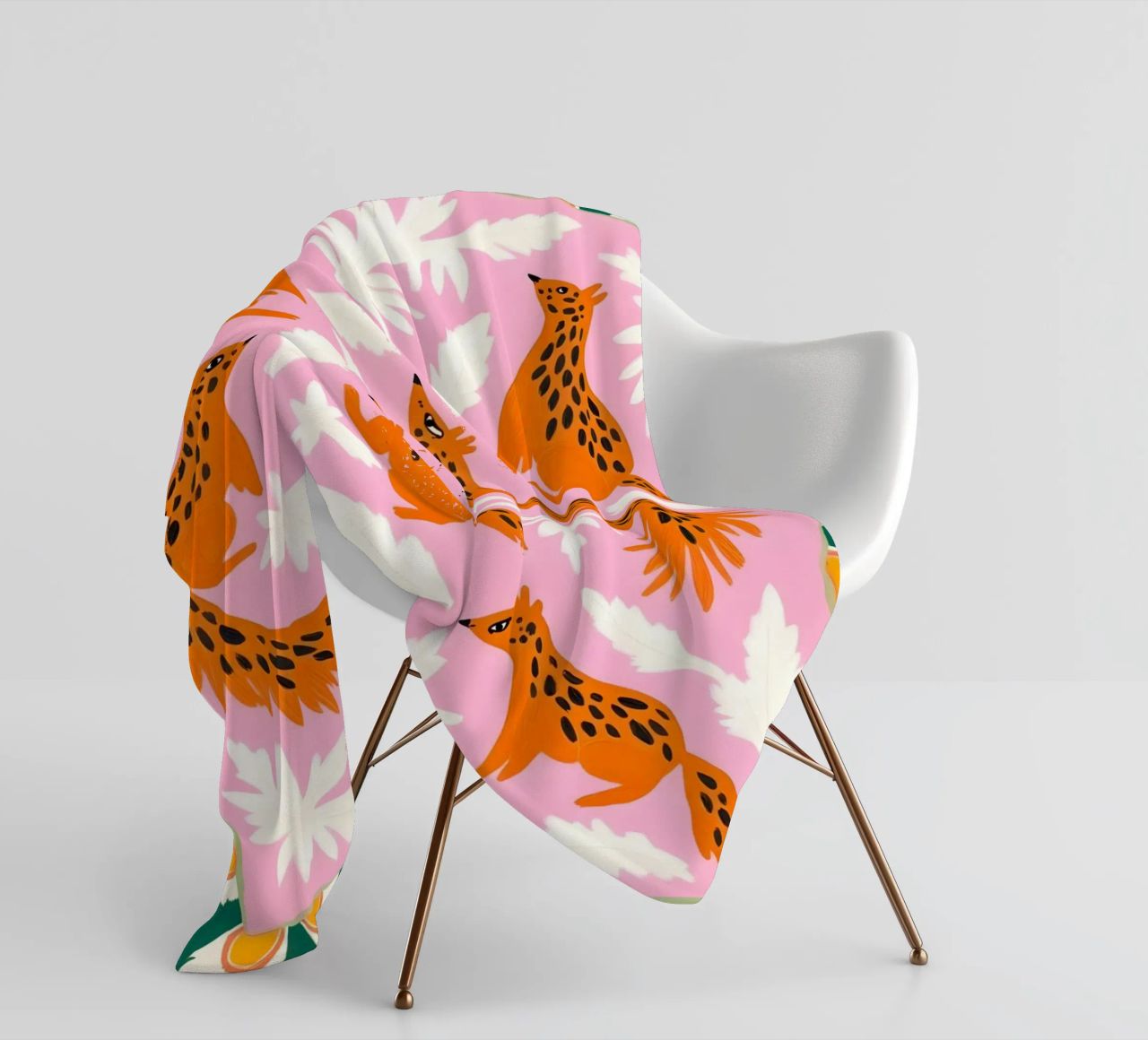 The Squirrel Society Meets on Sundays fleece blanket by 83oranges