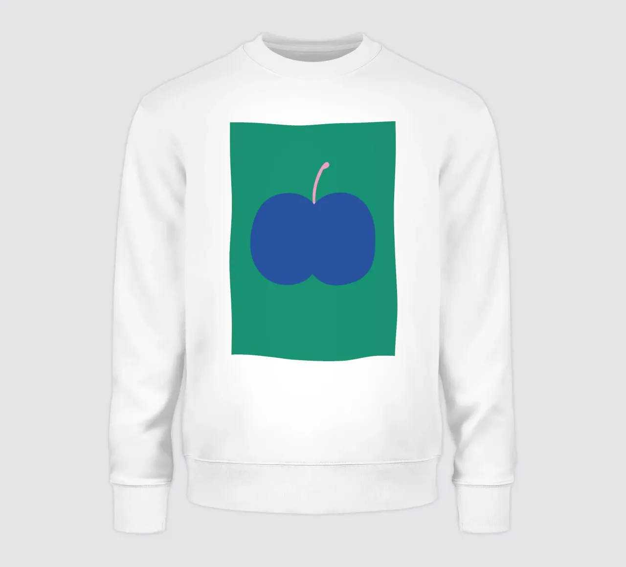 Big blue apple felpa da Susann Stefanizen