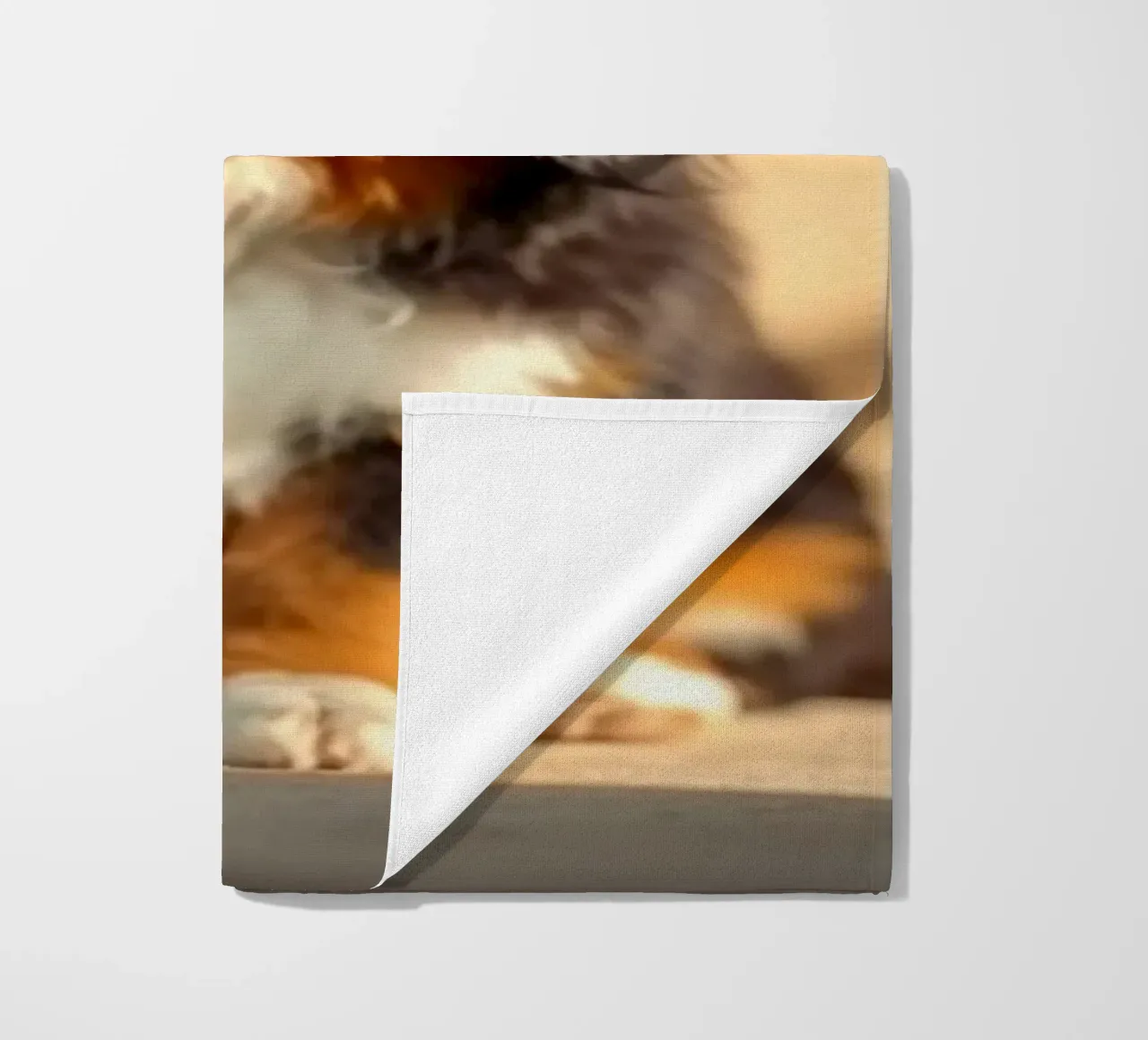 cute little puppies #33 beach towel by Yumis.Beargang.and.Me