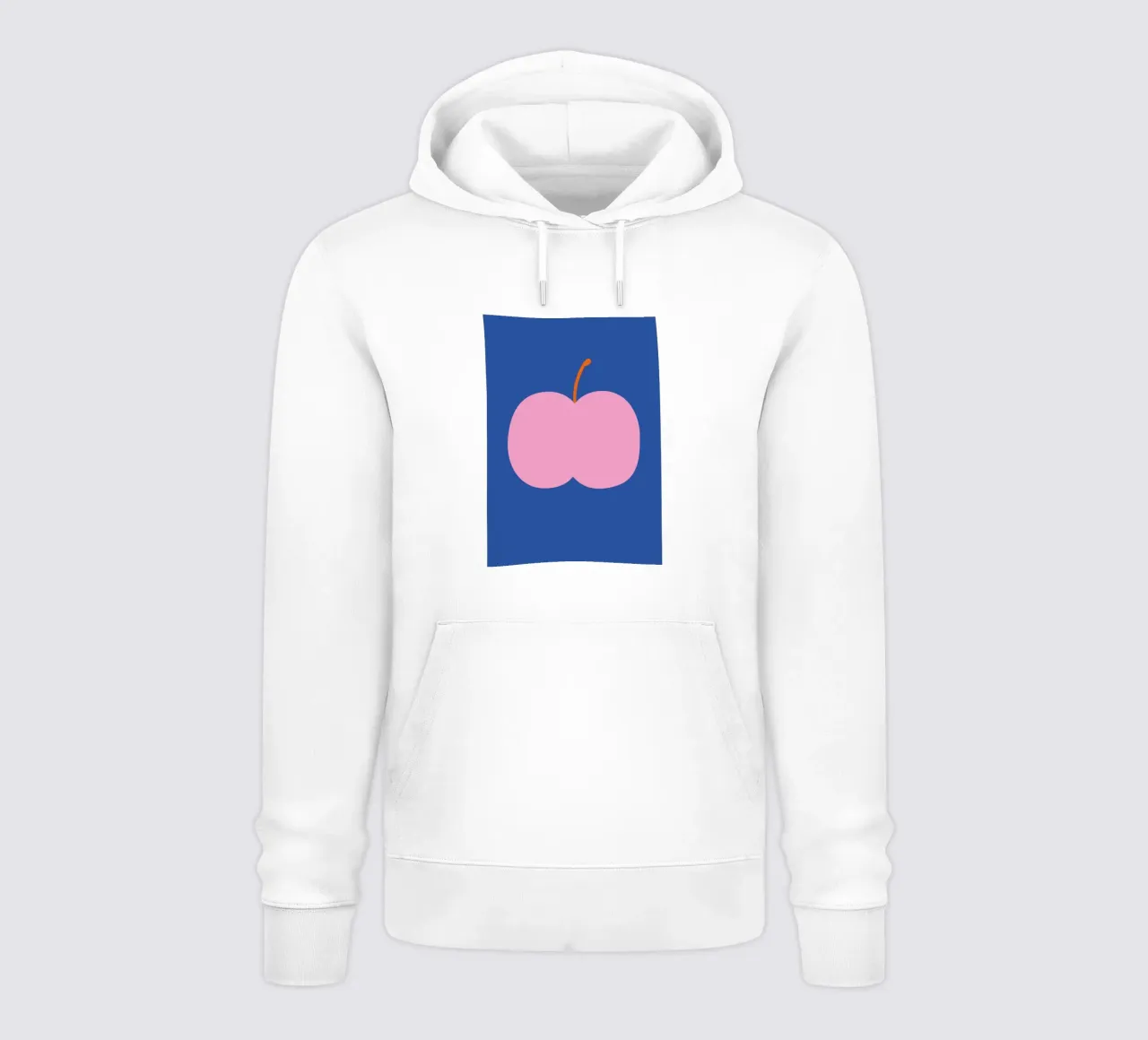 Big pink apple felpa con cappuccio da Susann Stefanizen