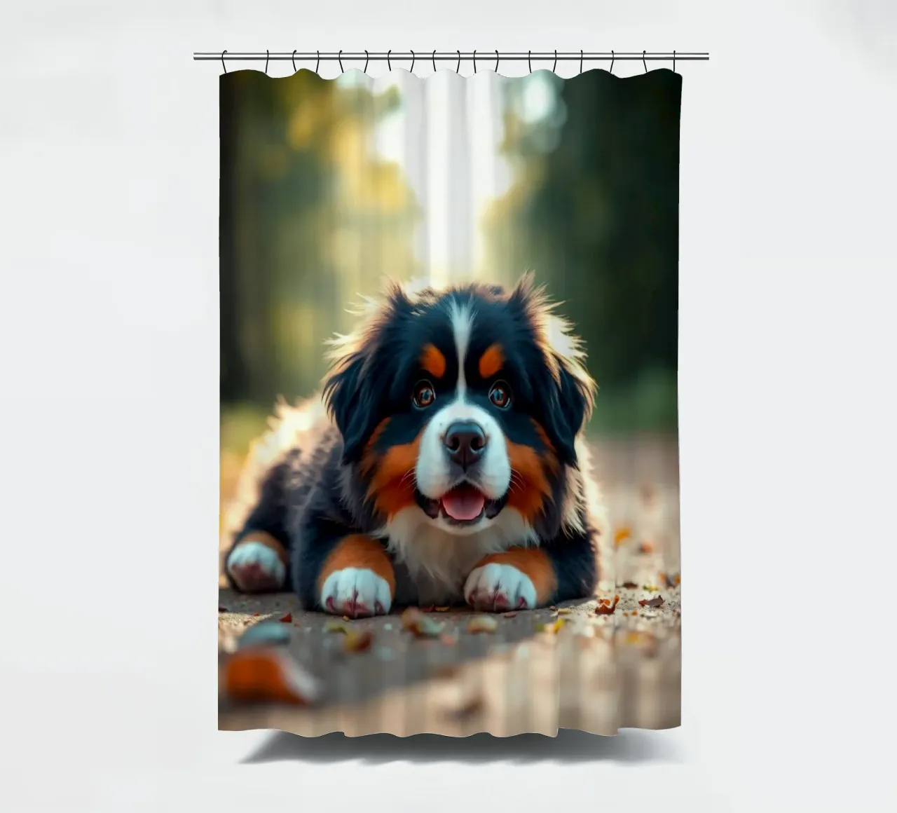 schattige puppy's #39 douchegordijn van Yumis.Beargang.and.Me