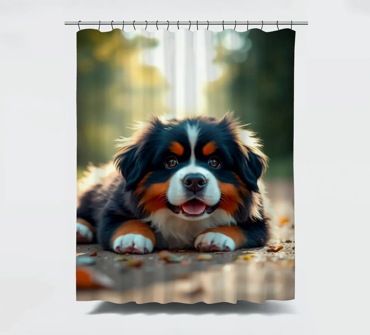 schattige puppy's #39 douchegordijn van Yumis.Beargang.and.Me
