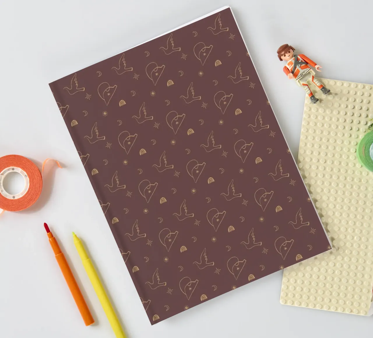 Pattern Love No 194 notebook by treechild