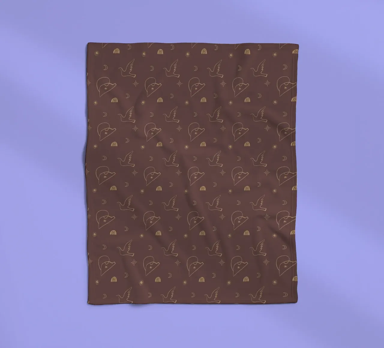 Pattern Love No 194 coperta in pile da treechild